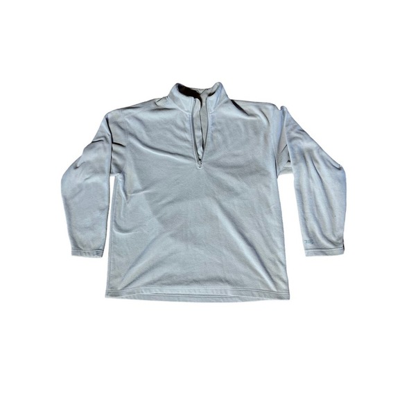 Men's Columbia fleece pull over 1/4 zip. Cream color. Size XL - Picture 1 of 6
